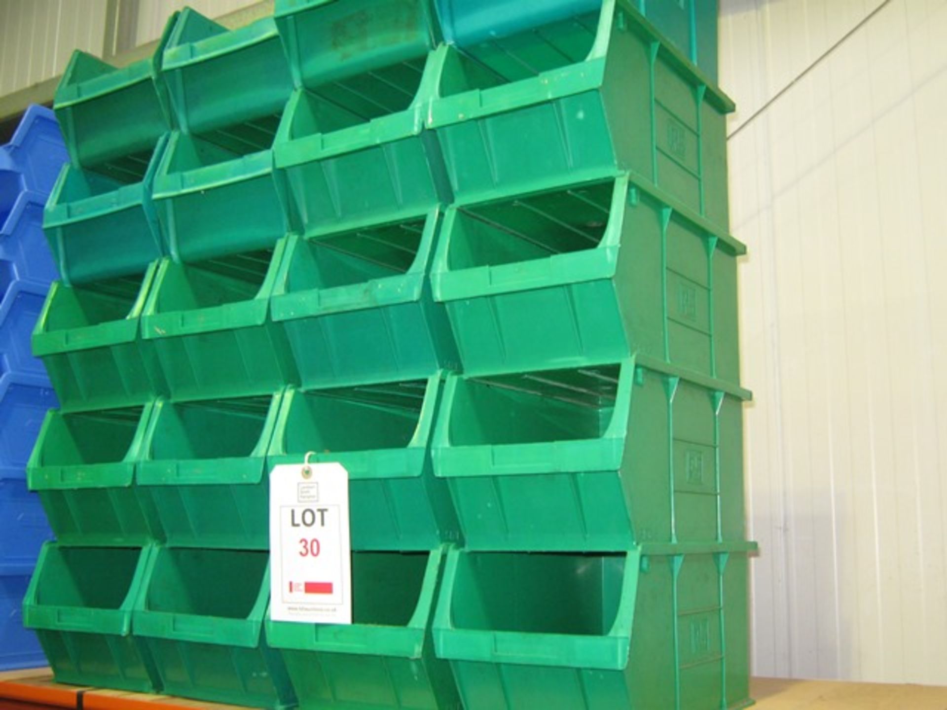 20 x Storage boxes, approx. size width 180mm x depth 300mm x height 160mm