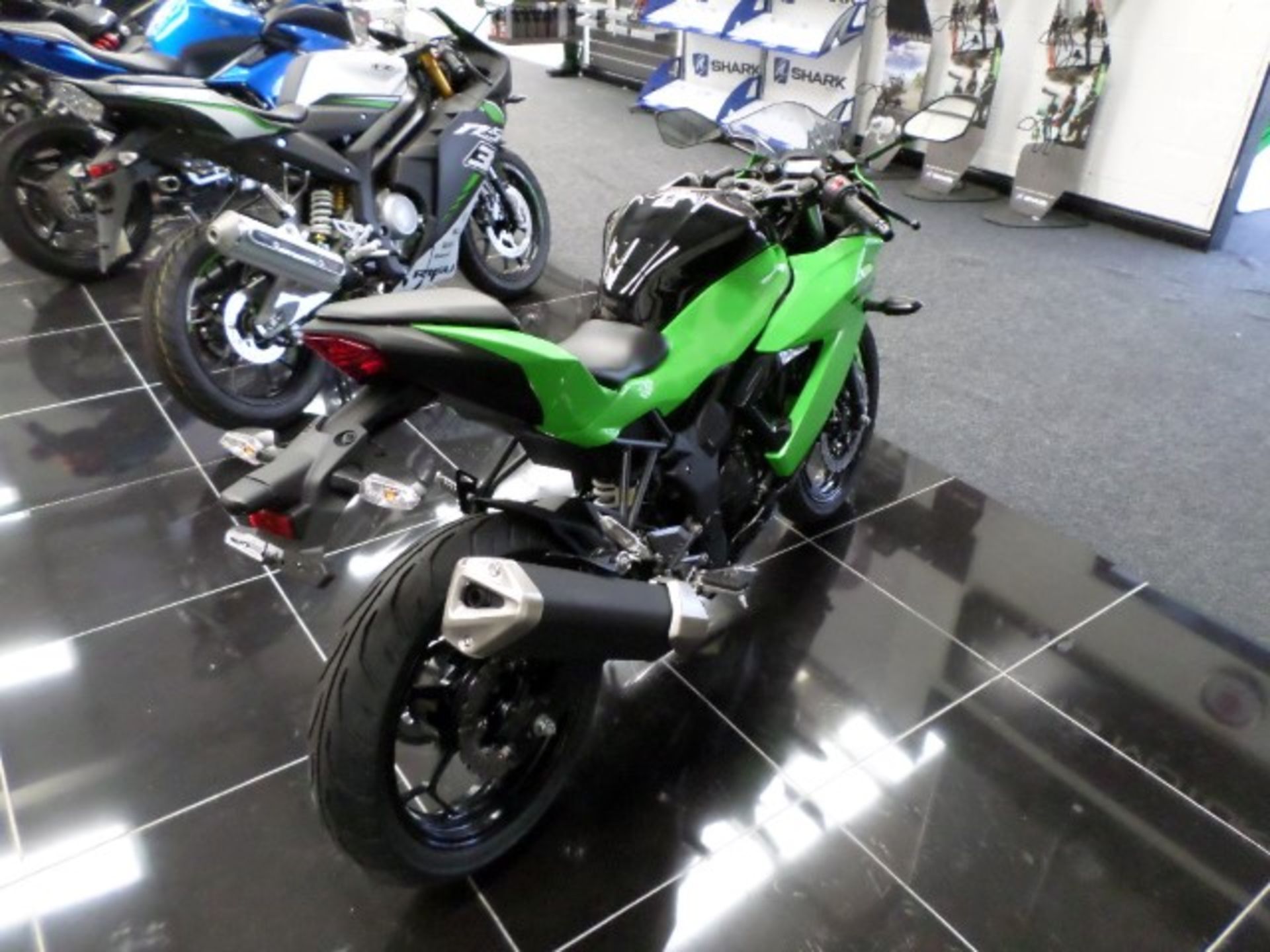 Unregistered Kawasaki 250 SL Ninja fully faired motorcycle Frame no. MH4BX250AAJP01221 (green/black) - Image 3 of 4