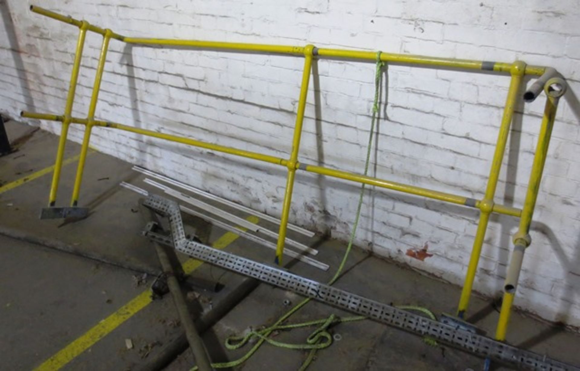 Steel framed three section mezzanine floor with 12 tread Access, Section 1 approx. 2360x2100mm, - Image 4 of 4