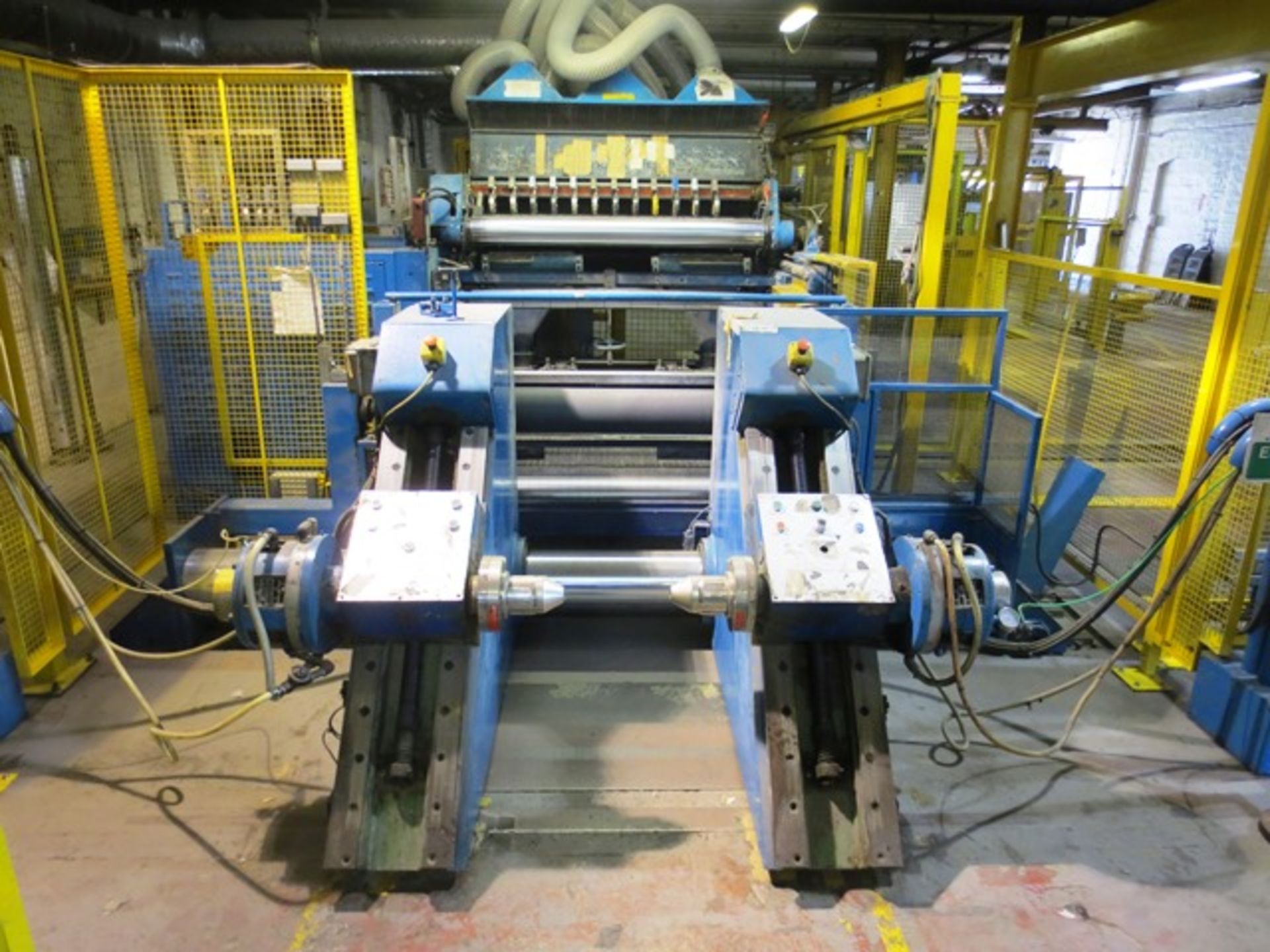 Pasaban 2 slitter/rewinder. Model: Unknown. S/n: Unknown. Date: Unknown. Max speed 500 mpm. Grammage