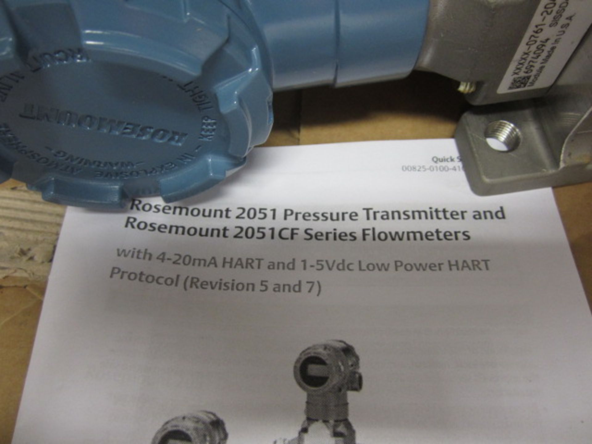 2x Rosemount 2051 pressure transmitter (Please note: this lot must be collected on Tuesday 2nd - Image 2 of 3