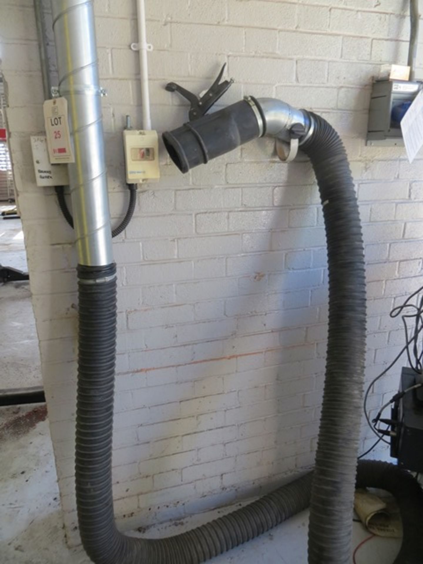 Three Exhaust extraction ducting units c/w CPN CMSENC control unit & extraction unit (please note