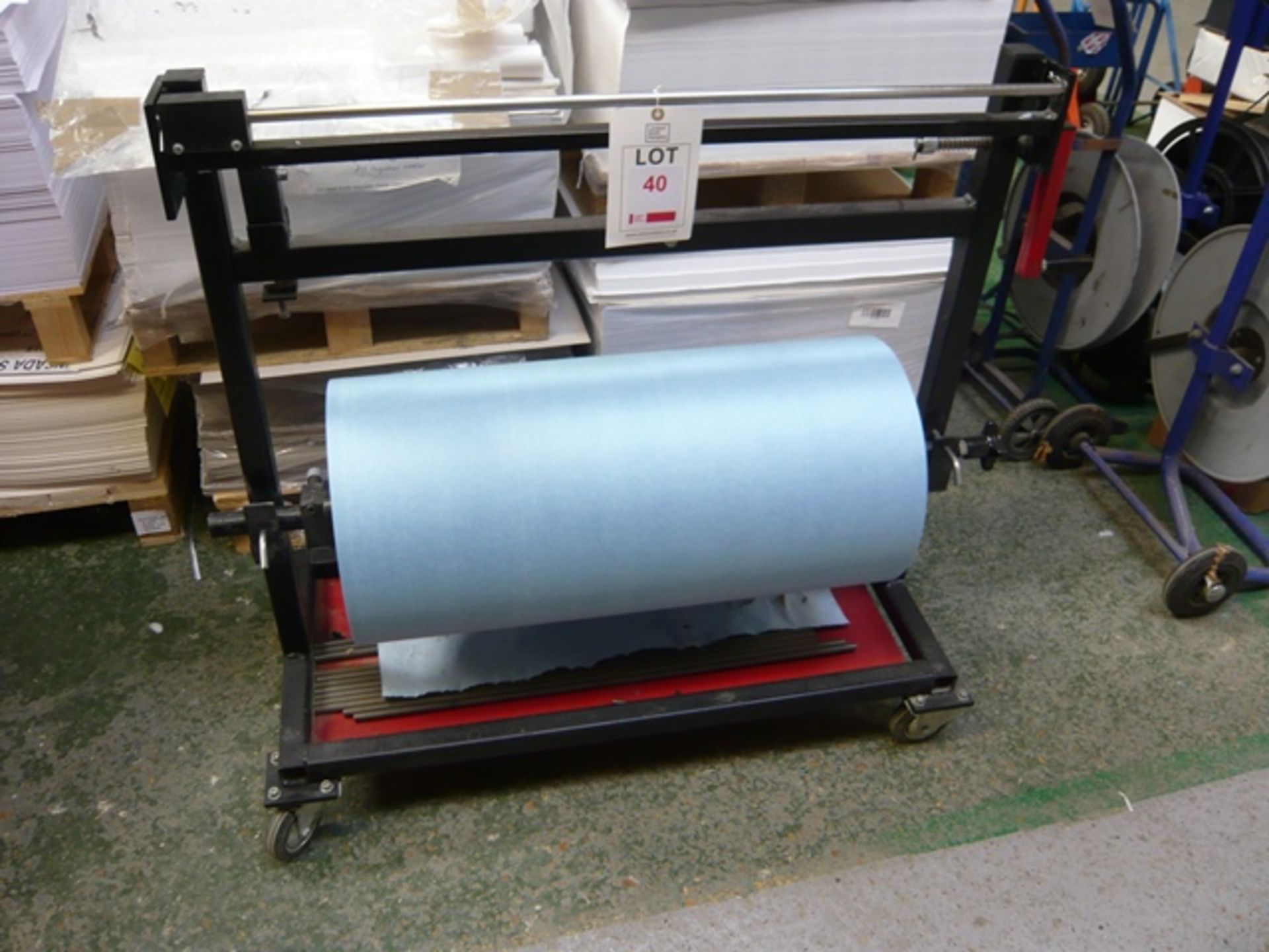 Mobile blue roll dispenser