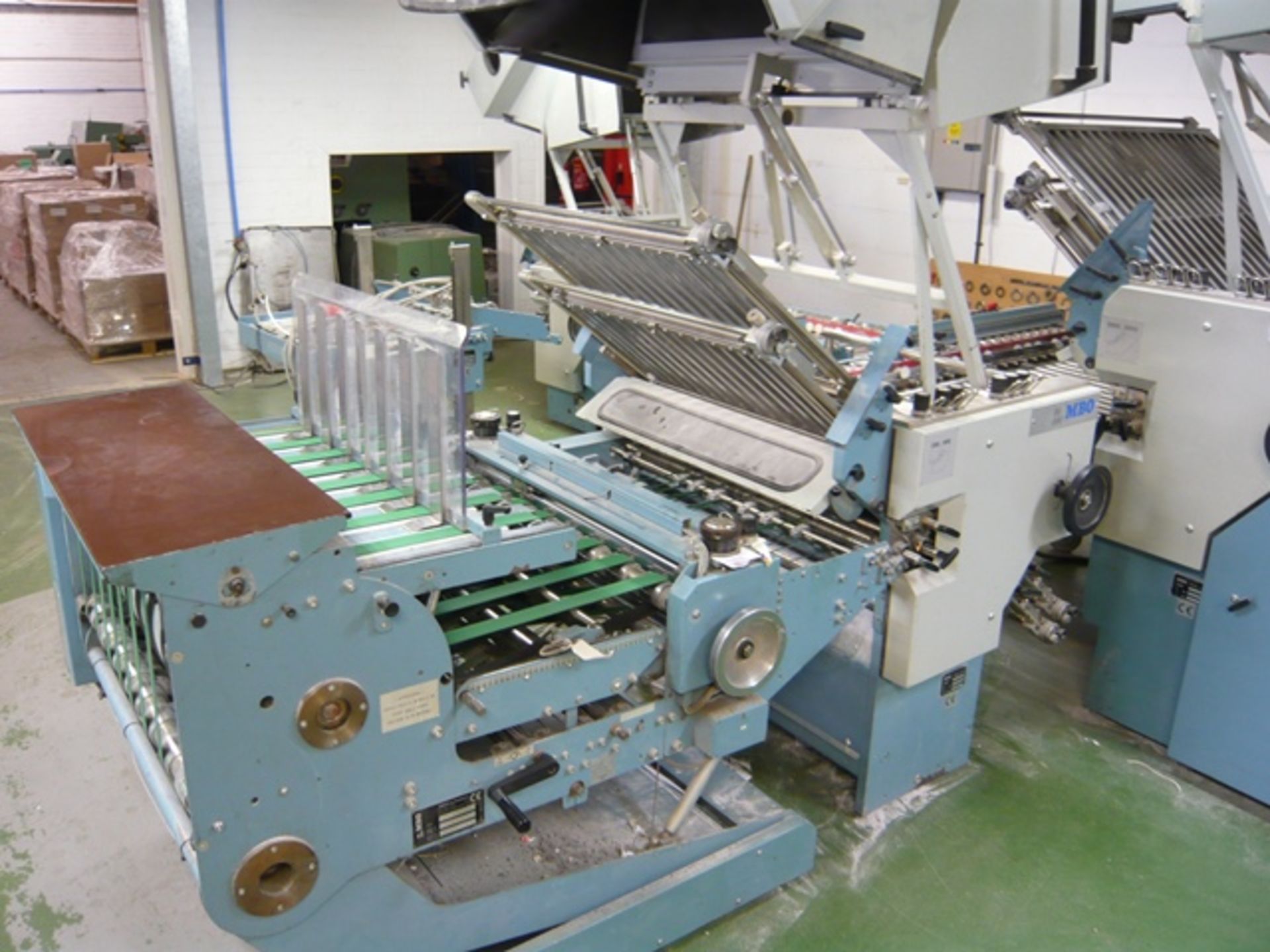 MBO automatic buckle folding machine Order No. S/9160/134, Serial No. S/01/16 comprising: T800C - Image 4 of 10