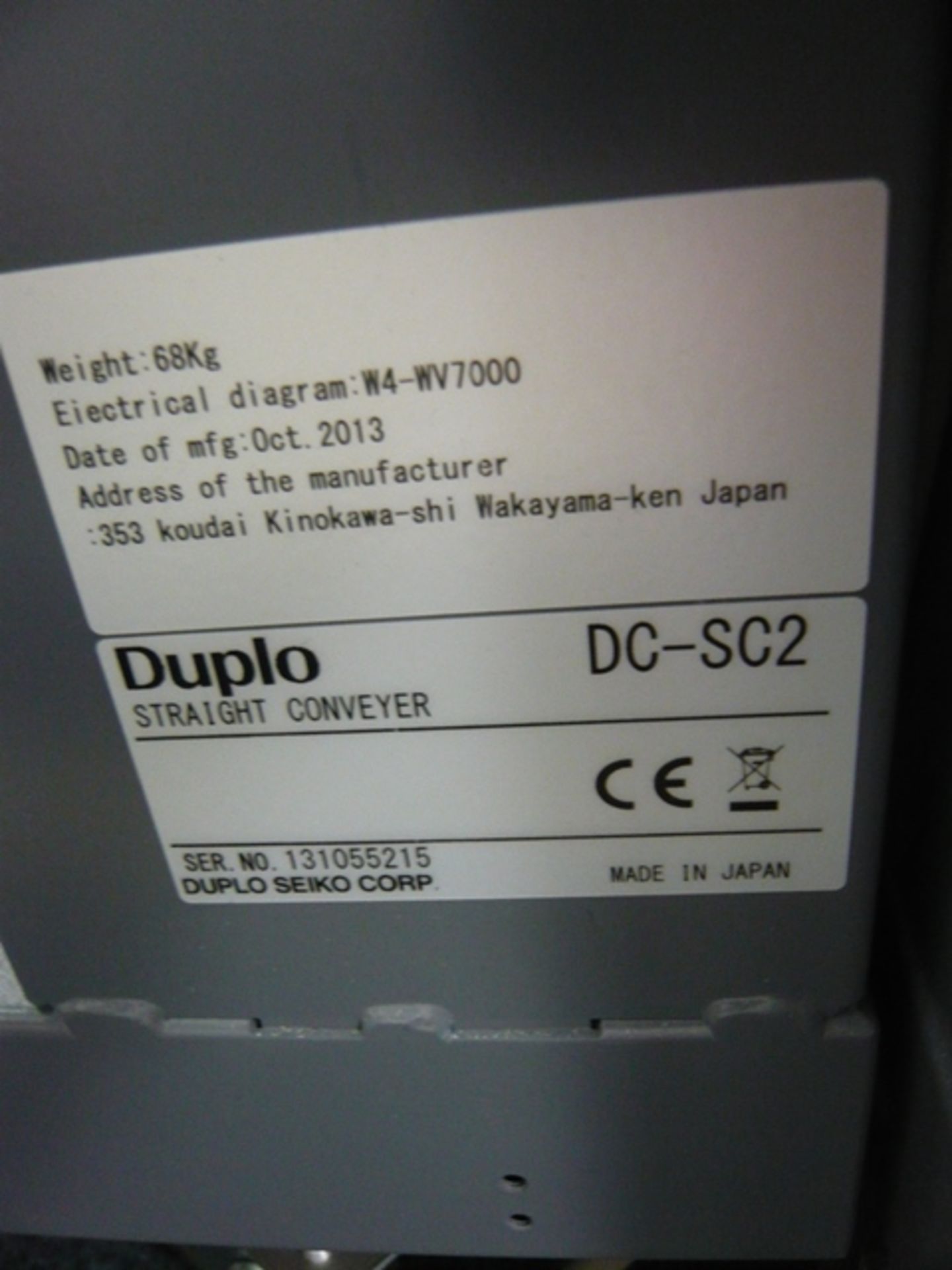 Duplo finishing line comprising: Pile feeder, DC745 slitter creaser cutter, DC-F2 folder, Belt - Image 7 of 9