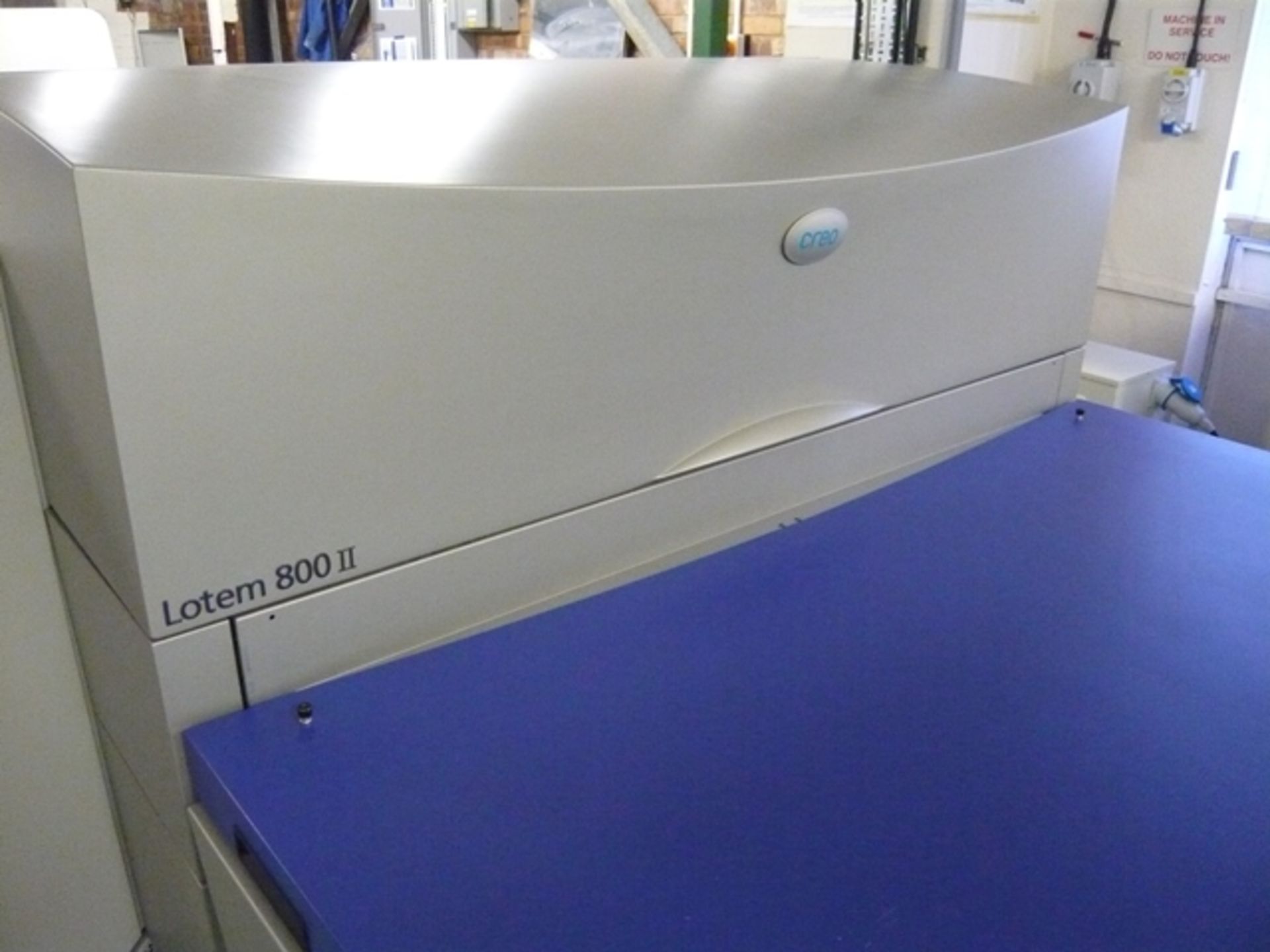 Creo Lotem II plate setter (2003) with Bridge from cassette feeder and RIP (Please note: Purchaser - Image 3 of 6