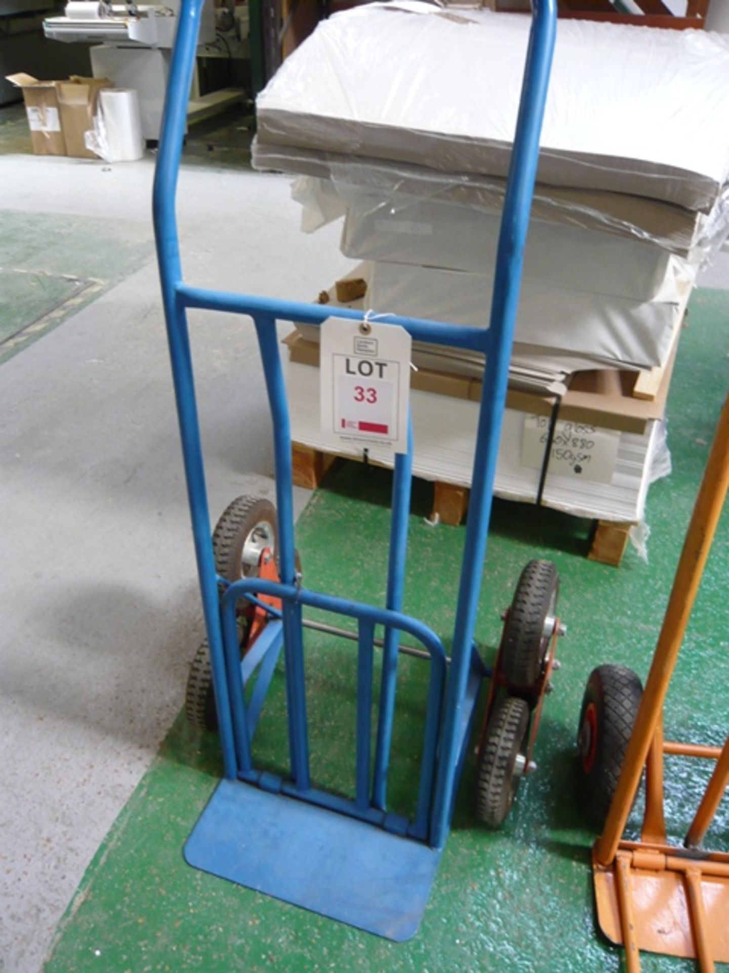 Folding stair climbing sack truck