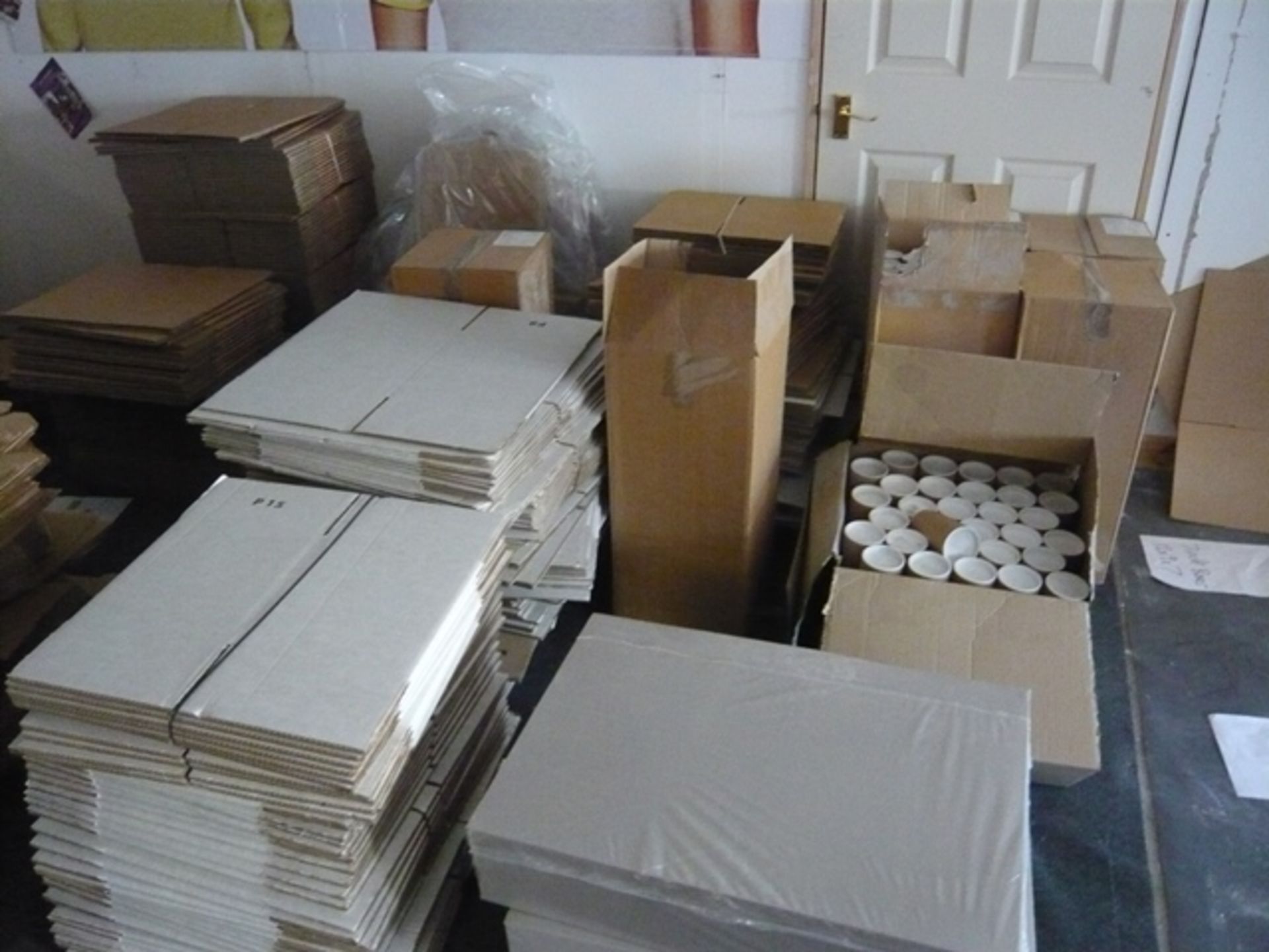 Quantity of cardboard boxes and tubes as lotted - Image 2 of 2