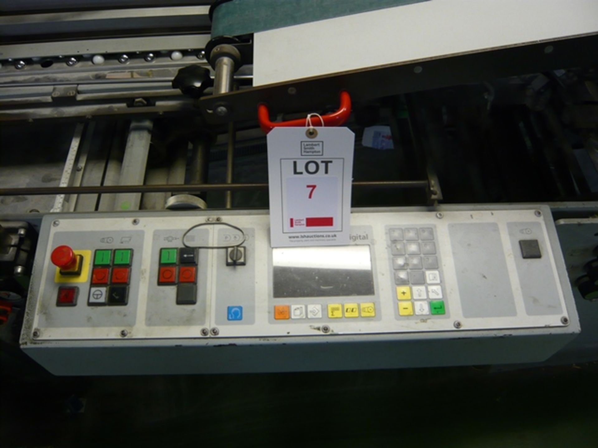 Stahl automatic buckle folding machine No. 109506-263009 comprising: RD-66T rotary feeder, TD 66/6- - Image 5 of 8
