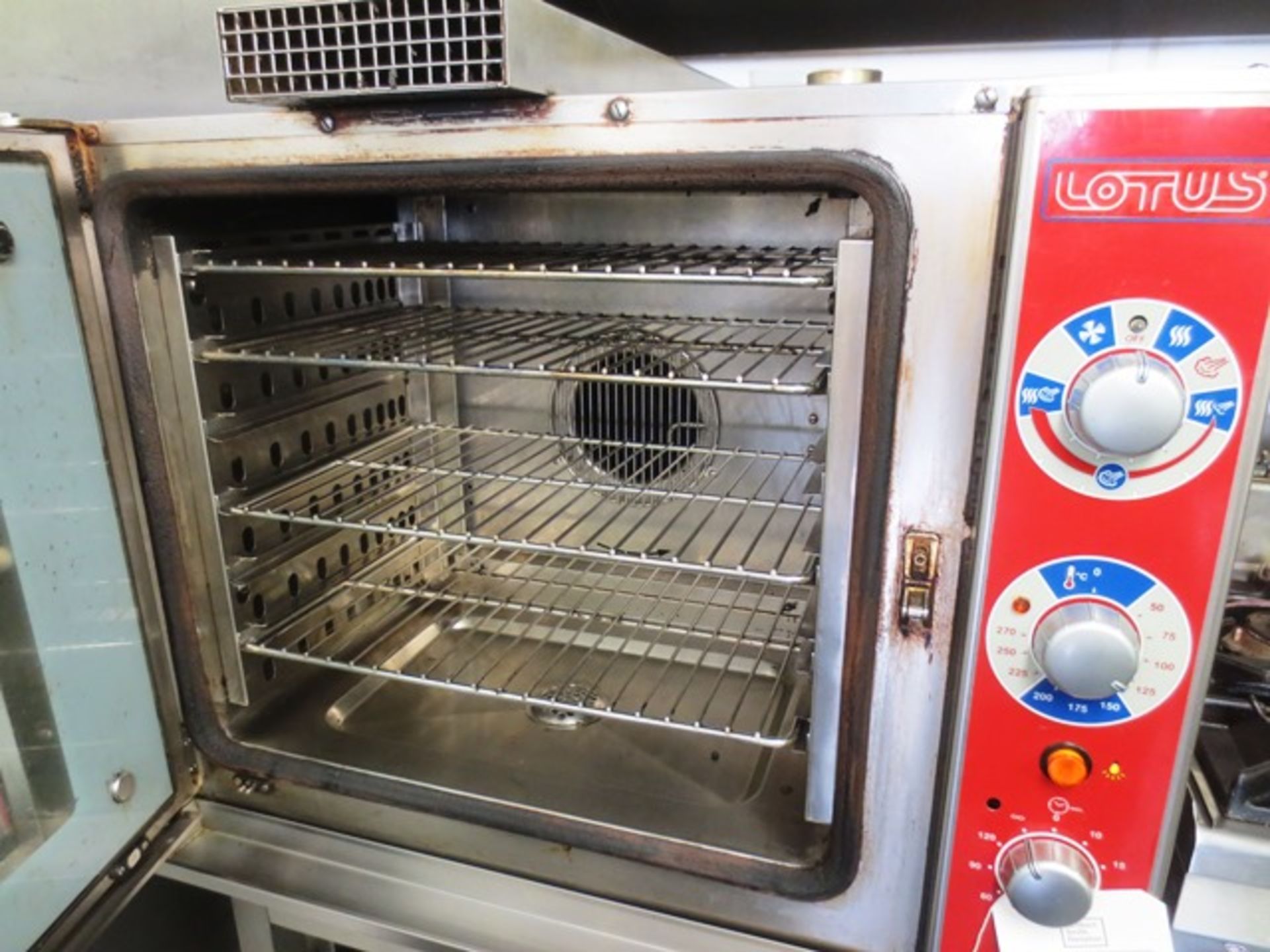 Lotus stainless steel glass fronted combi oven (3 phase), approx dimensions: 880 x 880 x 880mm ( - Image 3 of 4