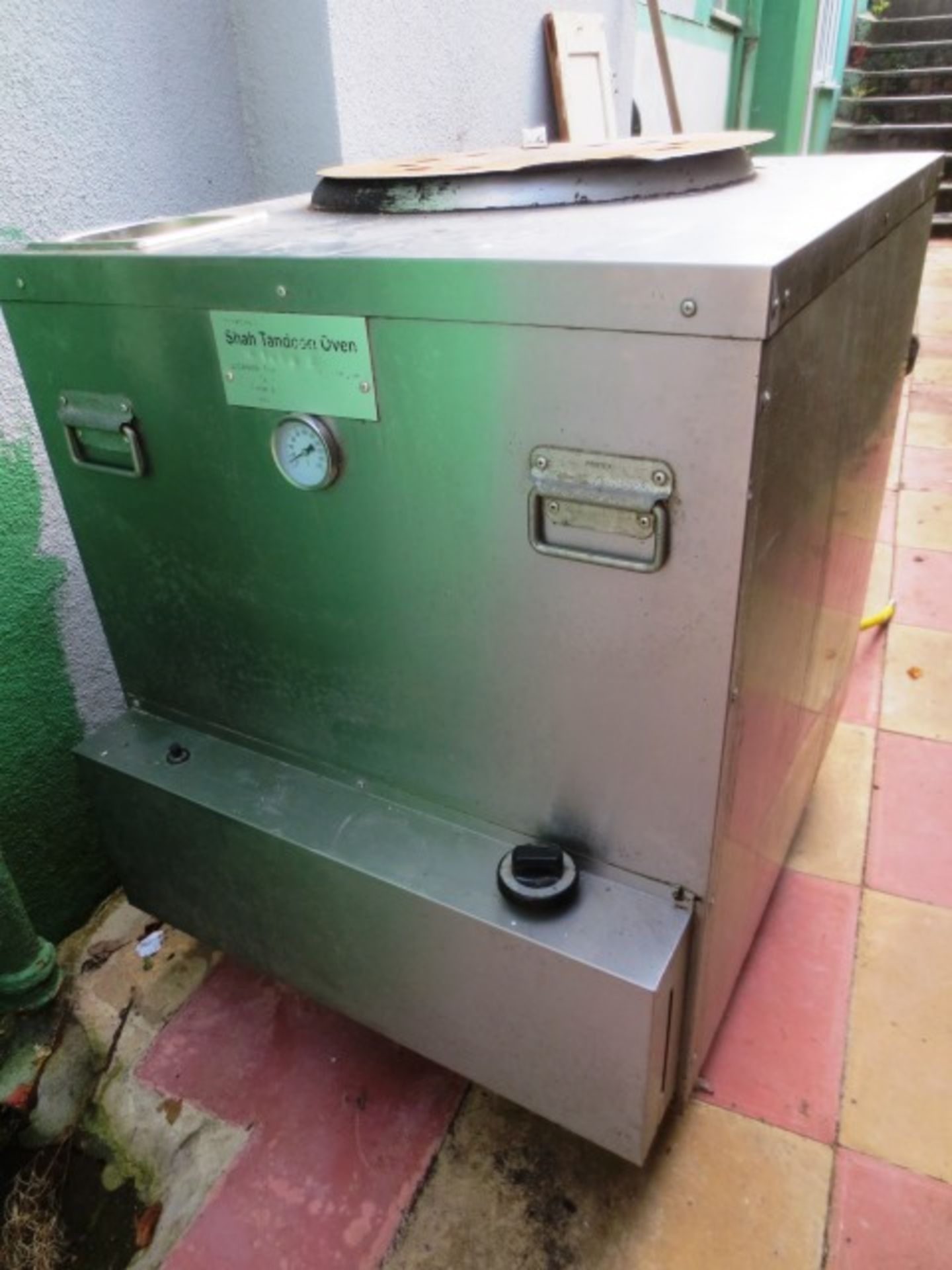 Shah Tandori Oven Company, Stainless Steel, gas fired tandori oven, serial number:210032,