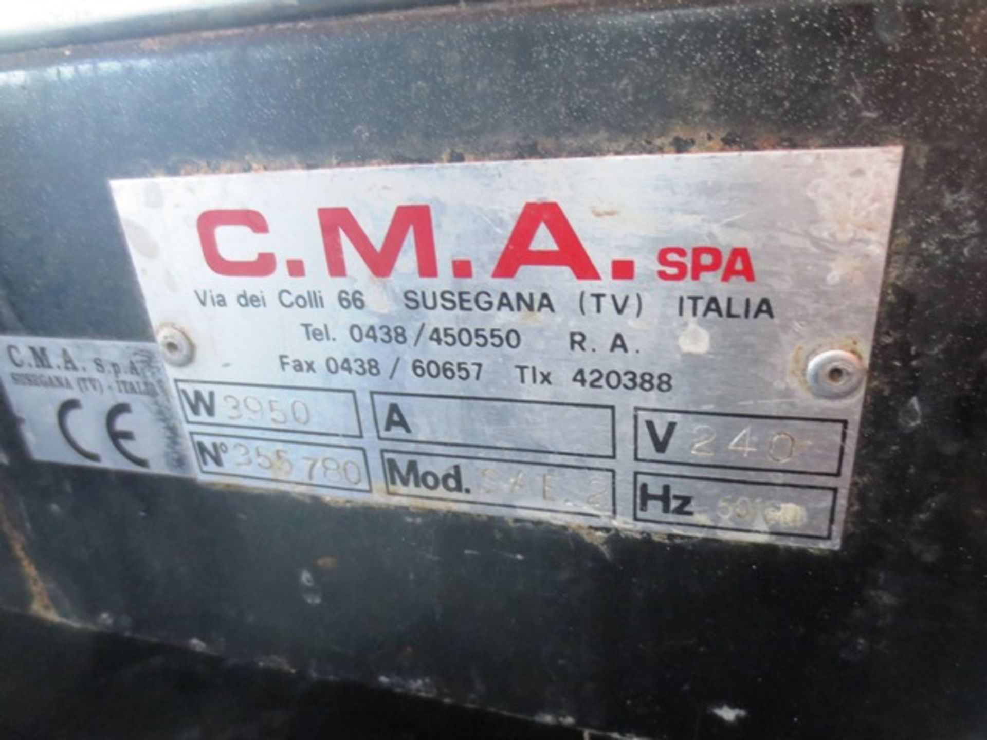 CMA Sibilla espresso machine, model: SAE2, serial no: 355780 - Image 2 of 3