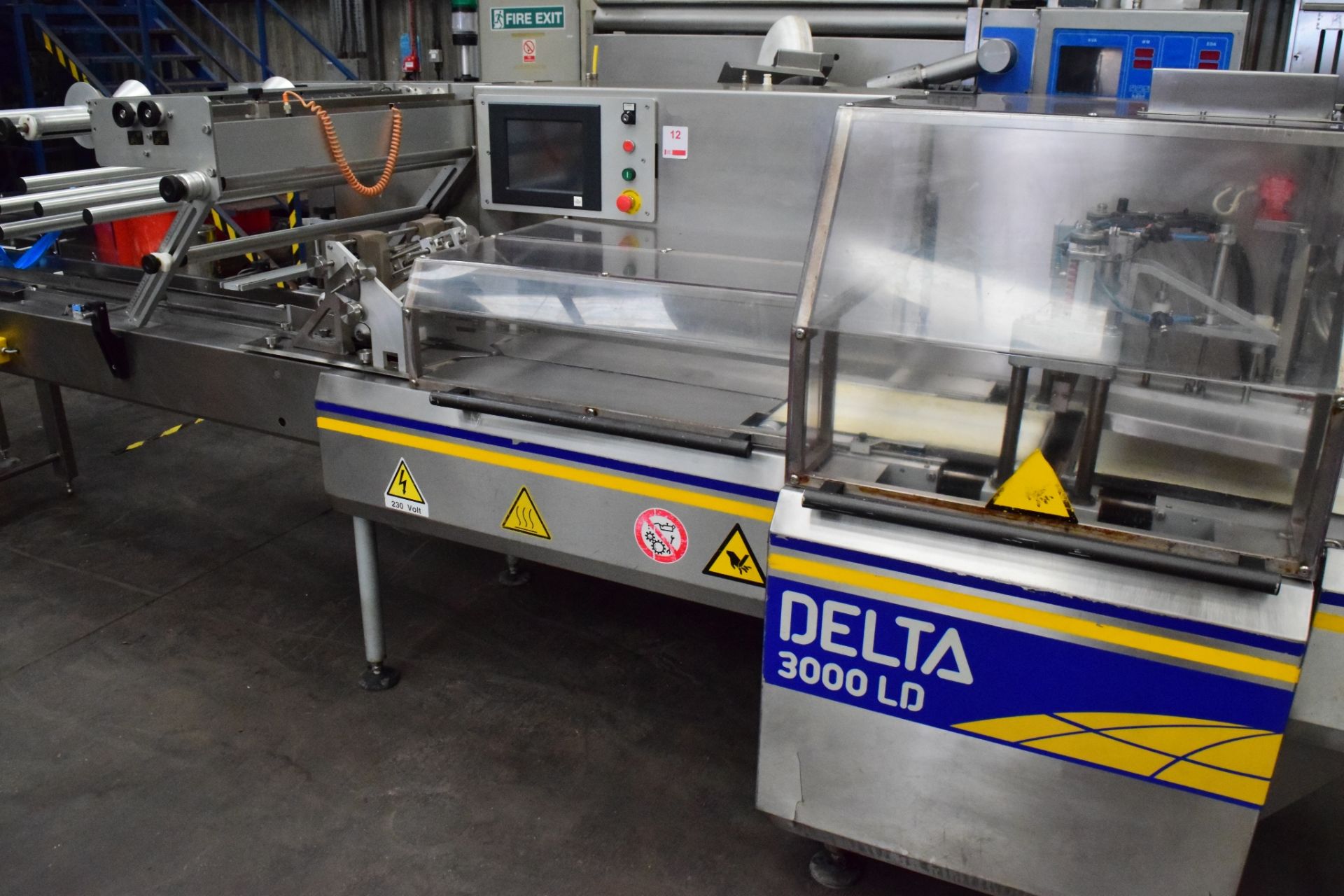 Ilapak Delta 3000 LD Flowwrapper. Flexible flow wrapping machine ideally suited for a wide range - Image 10 of 11