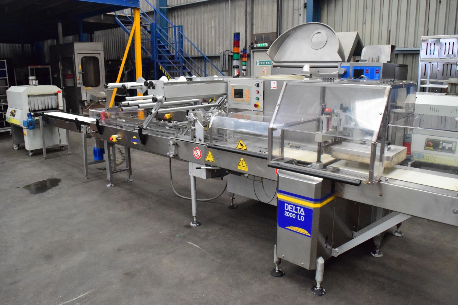 Ilapak Delta 2000LD Flowwrapper. Flexible flow wrapping machine ideally suited for a wide range of