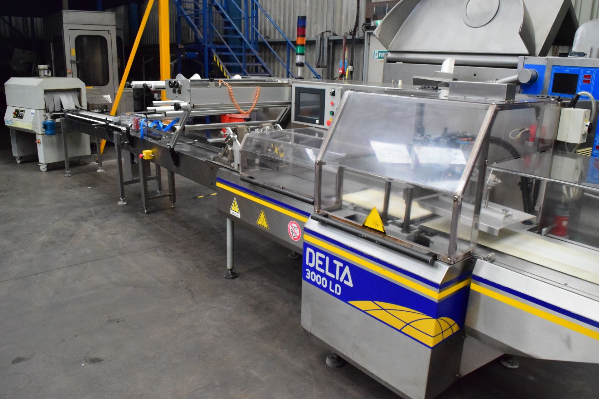 Ilapak Delta 3000 LD Flowwrapper. Flexible flow wrapping machine ideally suited for a wide range