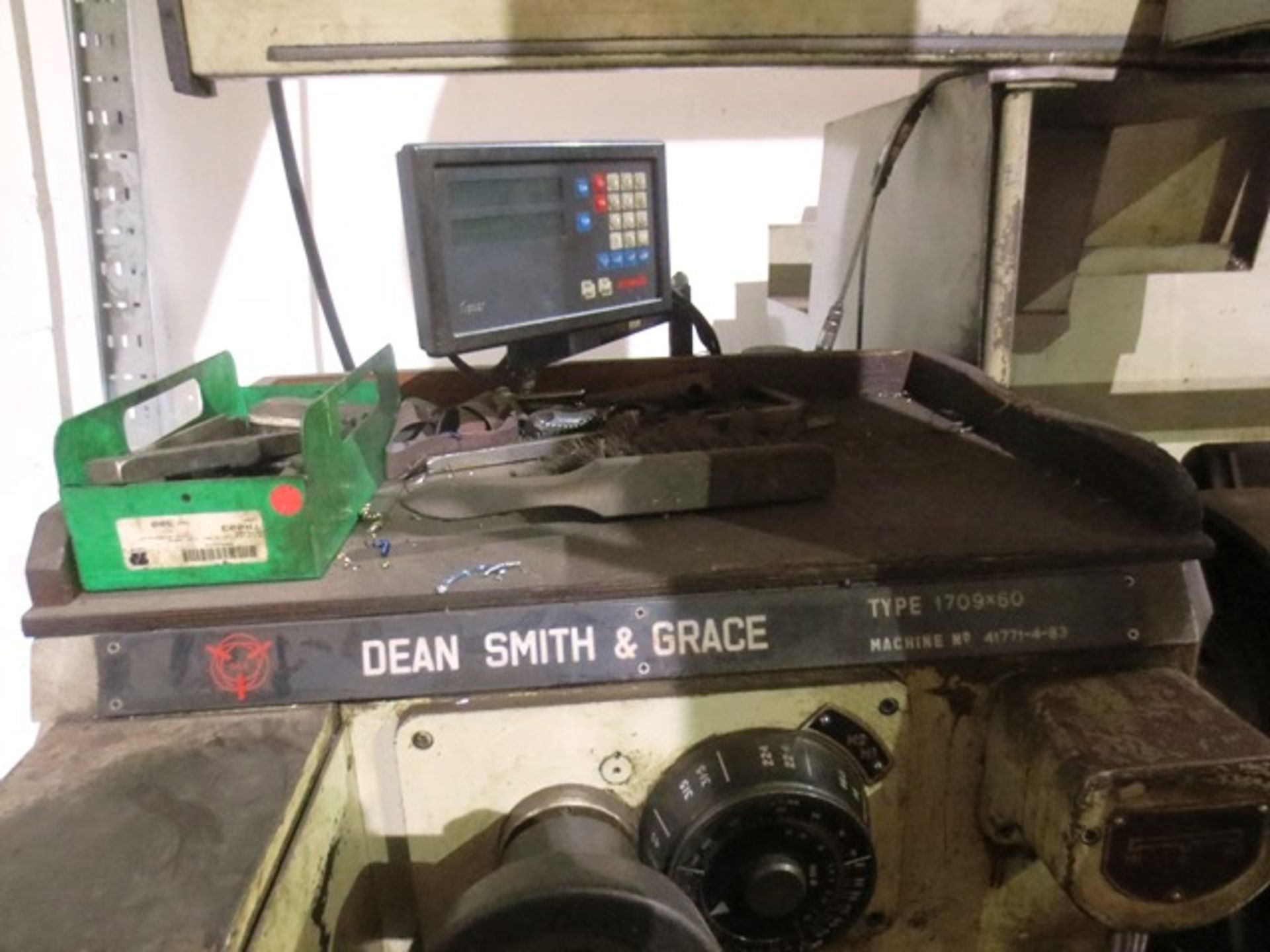 Dean Smith & Grace gap bed SS & SC centre lathe, type 1709 x 60, serial no: 41771-4-83, 4 way tool - Image 3 of 8