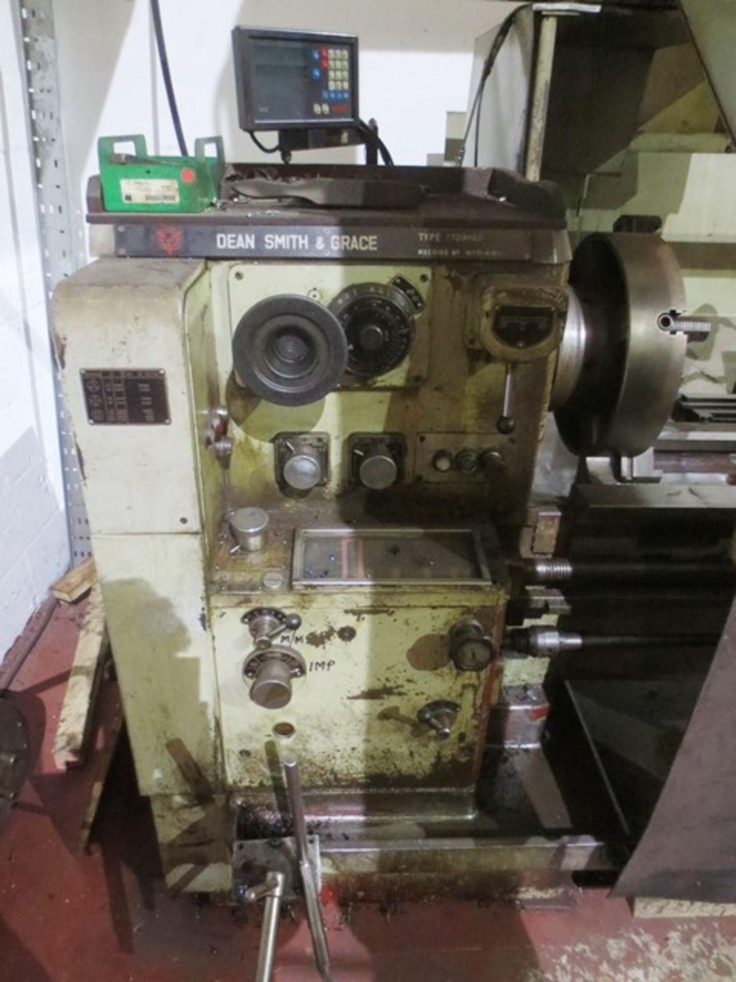 Dean Smith & Grace gap bed SS & SC centre lathe, type 1709 x 60, serial no: 41771-4-83, 4 way tool - Image 2 of 8