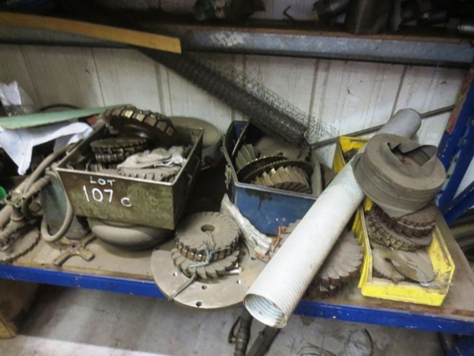 Assorted tooling, hydraulic couplings, stitching, heavy duty spanners, etc. (located on lot 107B) - Image 2 of 3