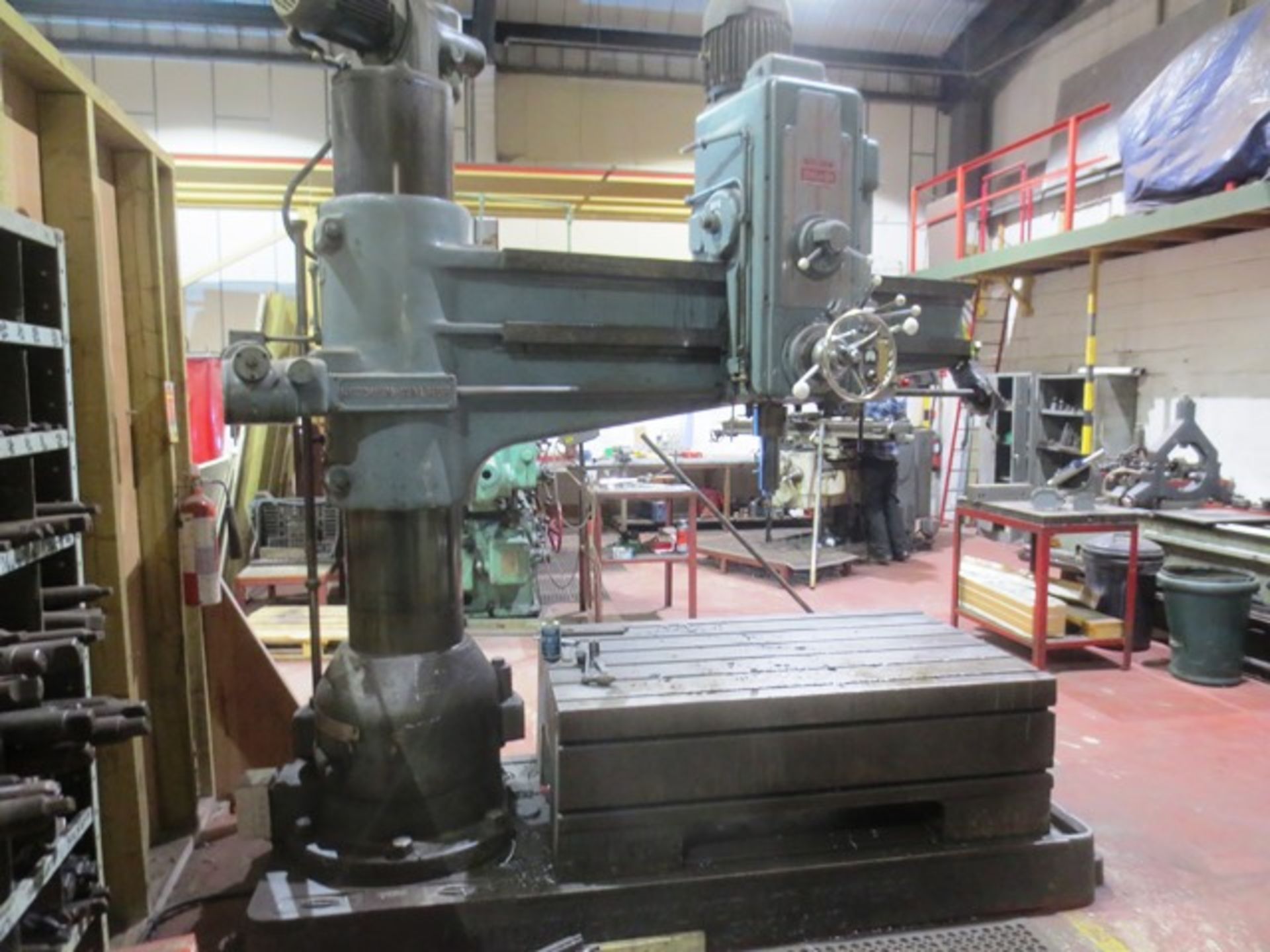 Kitchen Walker E3 6ft elevating column radial arm drill, serial no: 3210 (1979), spindle speeds 12 - Image 5 of 10