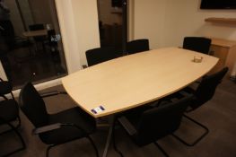 Maple effect Meeting Table, 2100mm x 1100mm, with