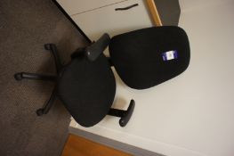 Upholstered office Chair, black