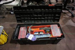 Quantity various Hand Tools, to tool box
