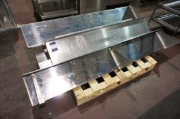 Quantity various stainless steel Kitchen Shelving, to pallet