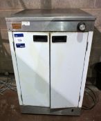 Victor double door Hot Cupboard, 240volts