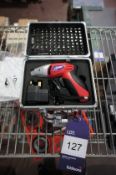 Duratool Cordless Screwdriver, 4.8volts, to case