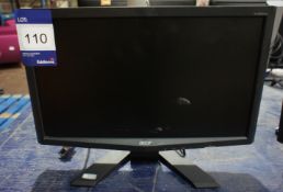 Acer X193HQ 19in wide screen LCD Monitor