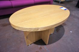 Oak effect Reception Table, 755mm x 505mm