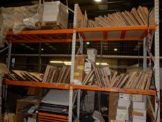 Quantity various Cutting Formers, to rack