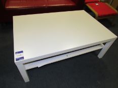 Coffee Table, 1180mm x 780mm x 450mm, white