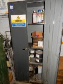 Steel Cabinet and various contents