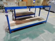 Boltless Workbench/Table, 1800mm x 600mm x 900mm a