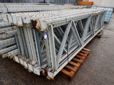 14 Apex UK8 adjustable Pallet Racking Uprights, 45