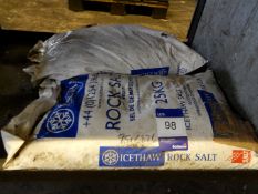 2 bags Rock Salt, 25kg bags
