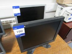 2 various TFT Computer Screens