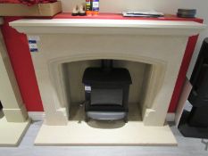 The Stamford Ancester Limestone Fireplace, 1500mm