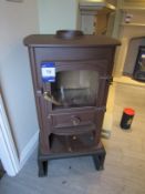 Clearview Pioneer 400P free standing Stove, brown