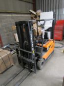 Toyota 5FBE15 electric Forklift Truck, triple ex m