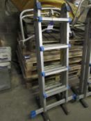 Folding Telescopic Ridge Ladder