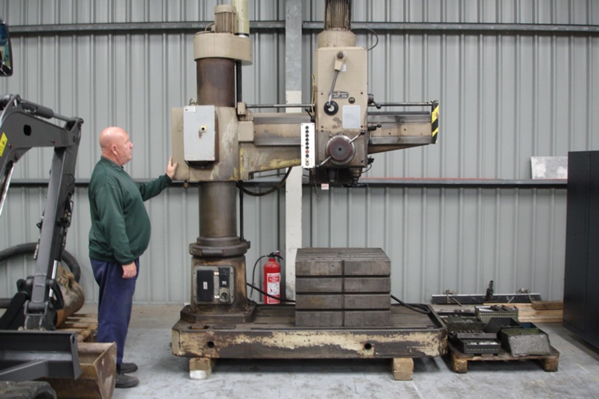 William Watts Large Radial Arm Drill