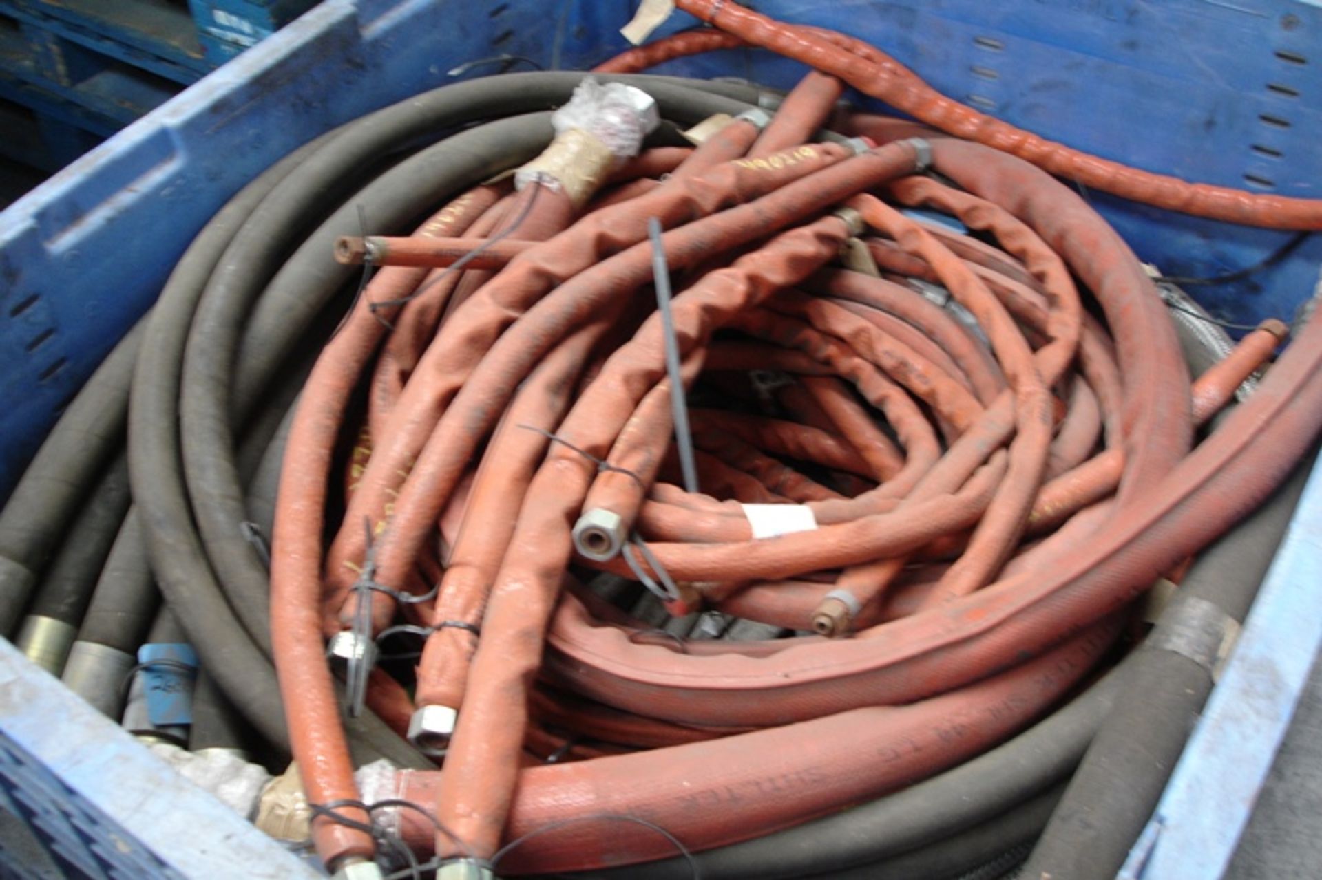 Crate of unused Hydraulic Pipes