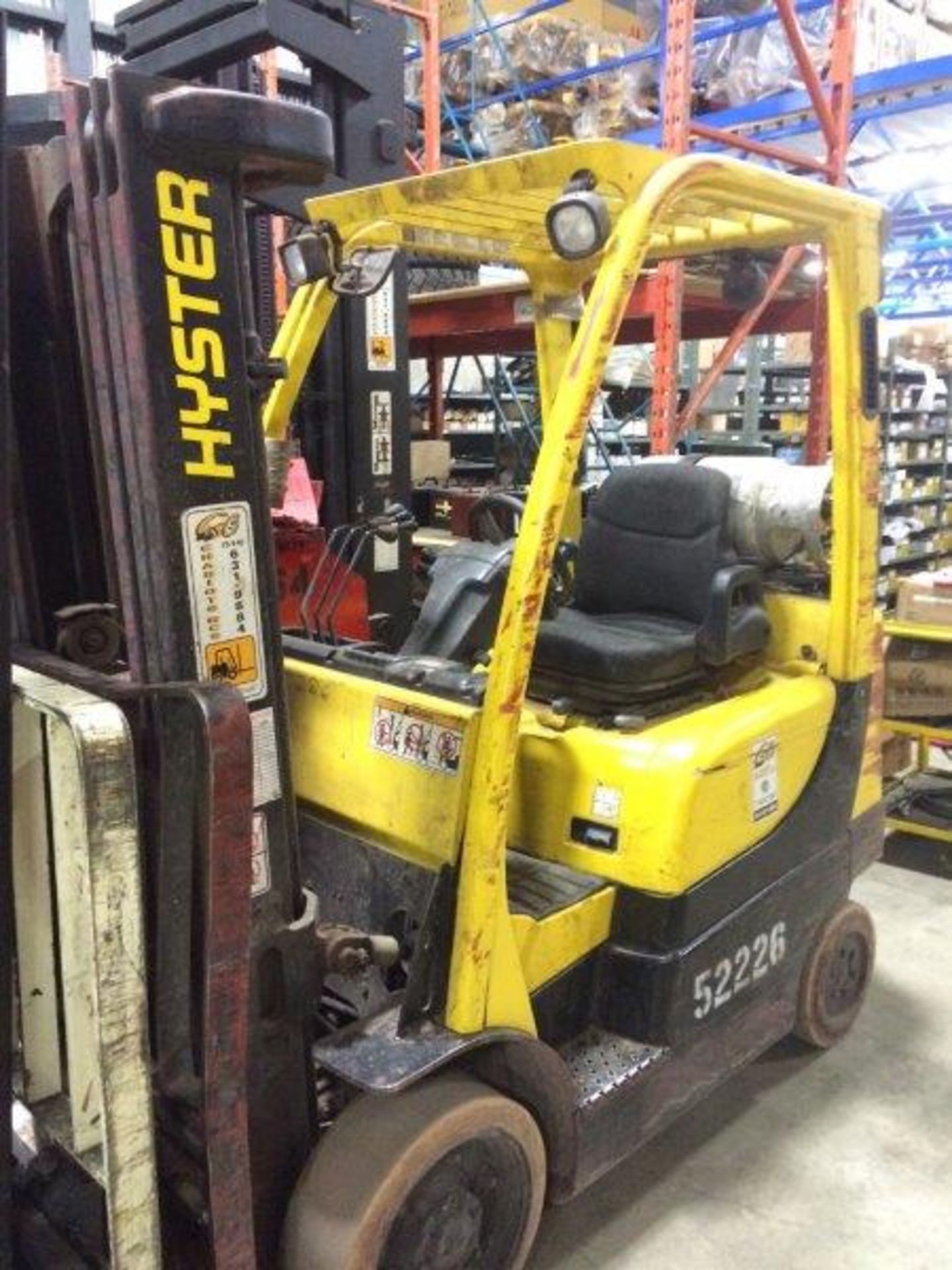 Hyster S59 Propane Lift Truck - Cap: 5000 lbs.- (30 day warranty on parts & powertrain from seller!)