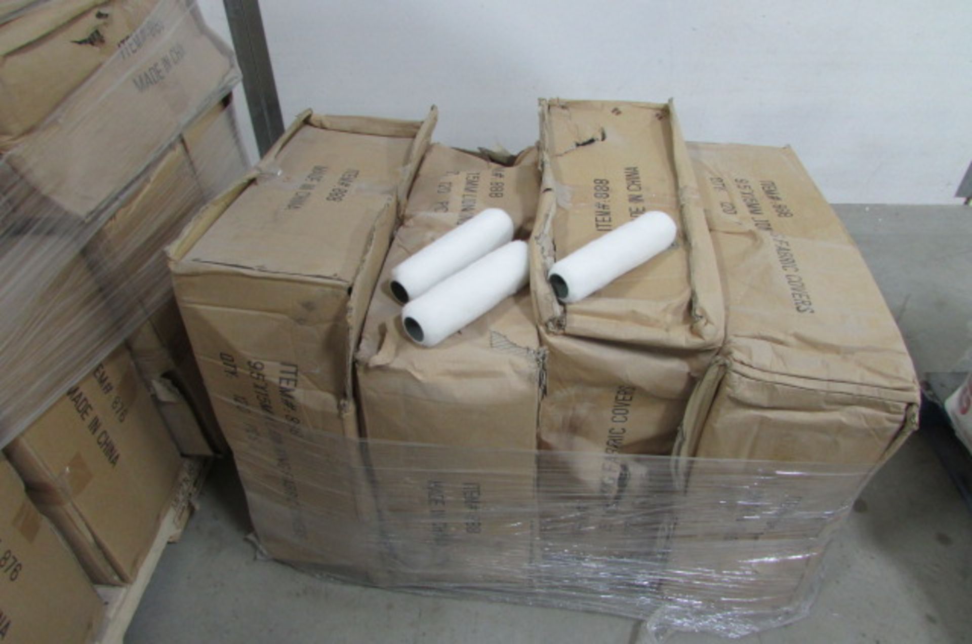 LOT: BOX OF PAINT ROLLERS (120 ROLLERS PER BOX)