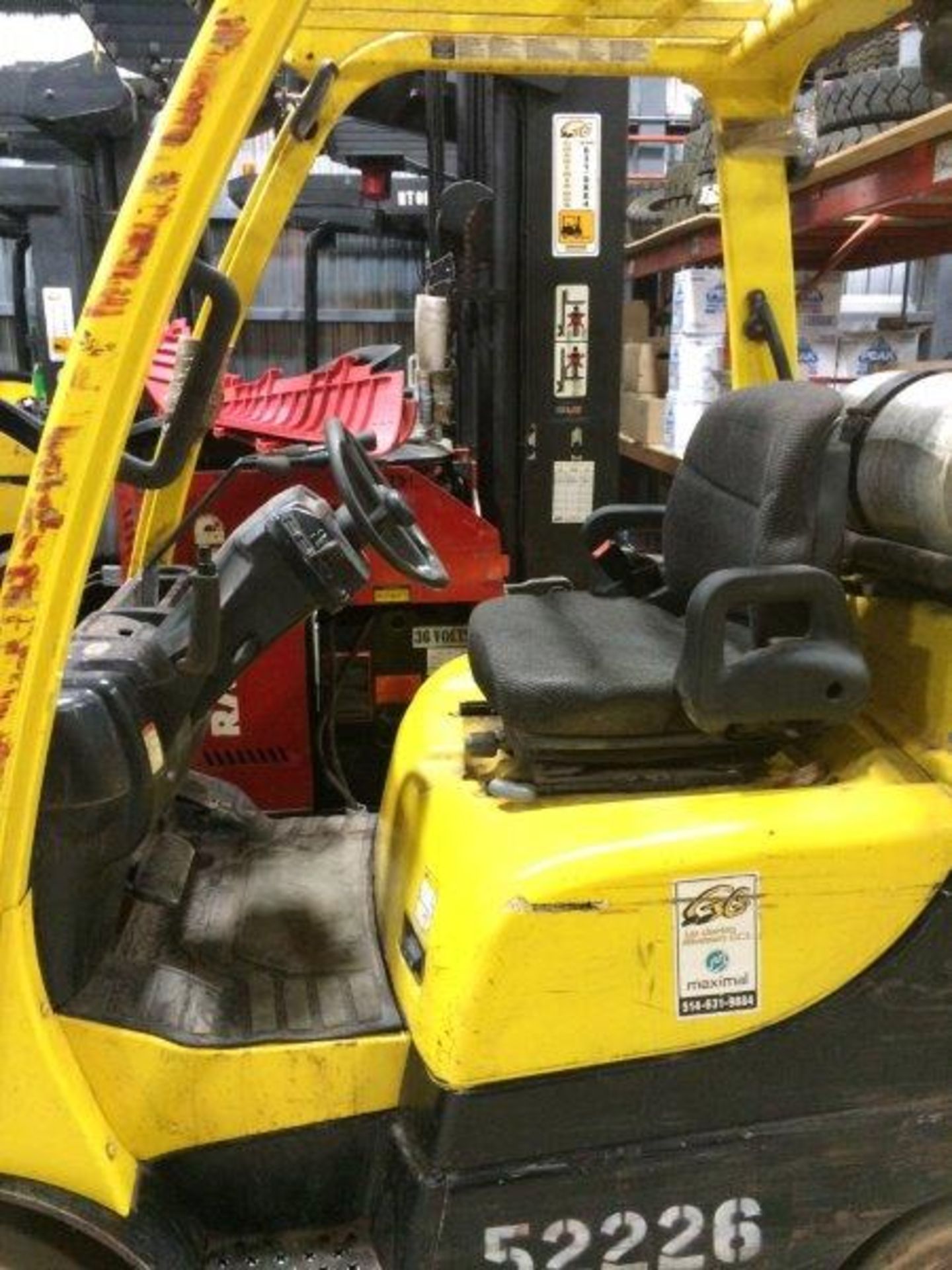 Hyster S59 Propane Lift Truck - Cap: 5000 lbs.- (30 day warranty on parts & powertrain from seller!) - Image 3 of 6