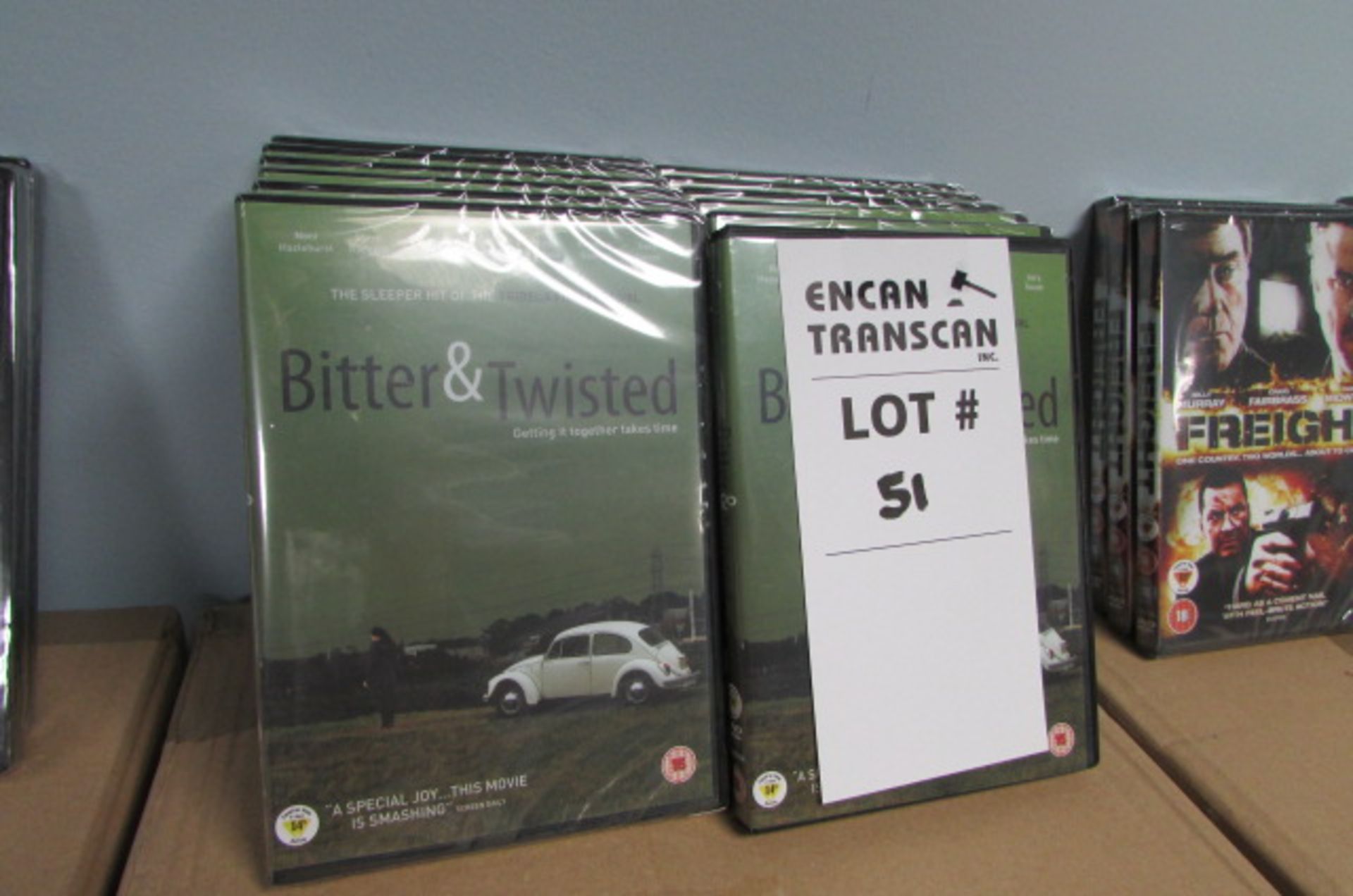 LOT:  DVD FILMS (individually wrapped) - 112 UNITS