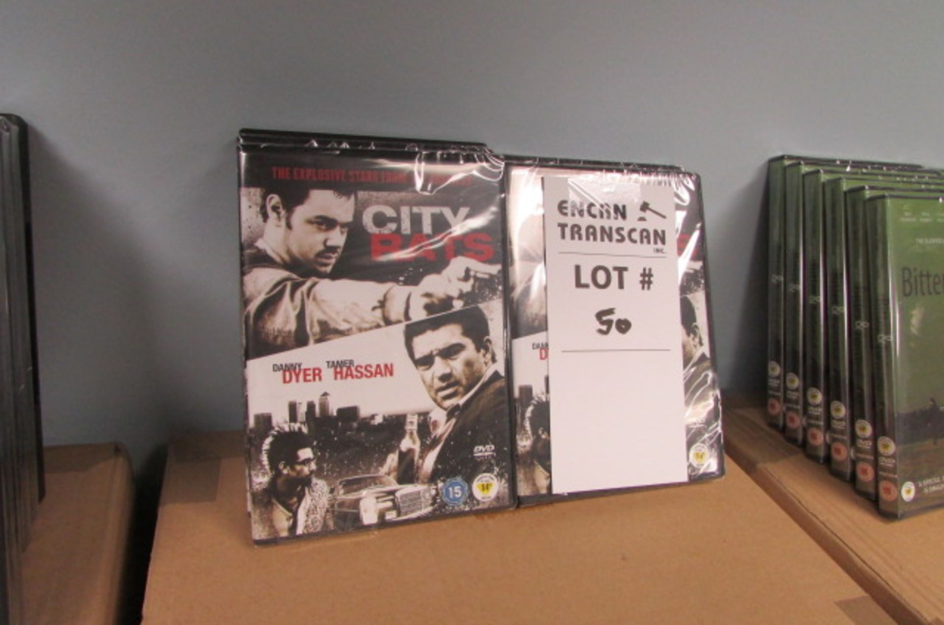 LOT:  DVD FILMS (individually wrapped) - 105 UNITS