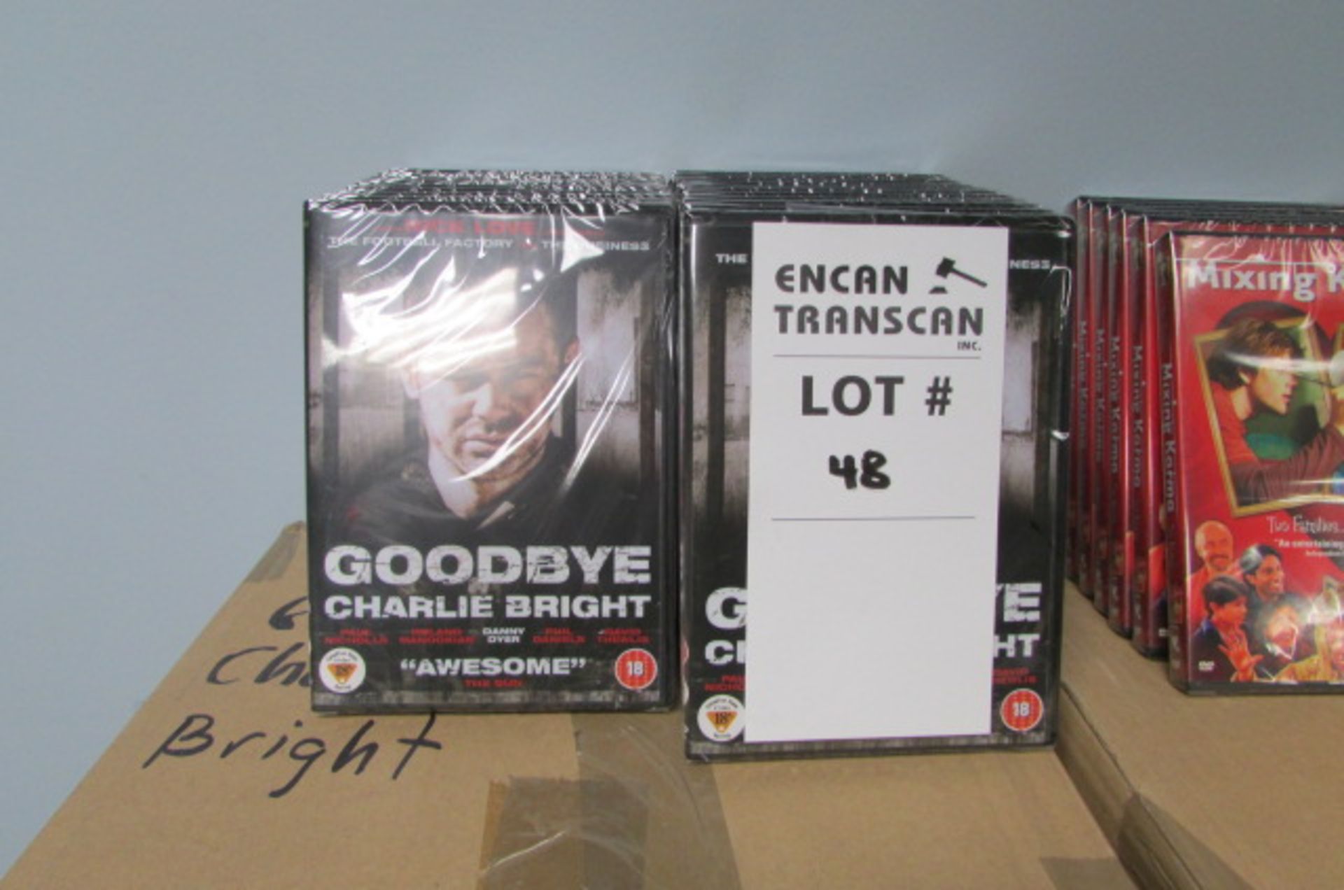 LOT:  DVD FILMS (individually wrapped) - 120 UNITS